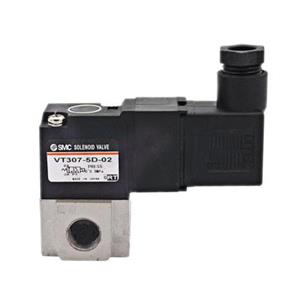 SMC VT307-4G1-01 AC220V 直接出线式（300mm）Rc1/8 三通二位电磁阀