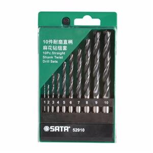 世达 52910 10件耐磨直柄麻花钻组套(1-10)