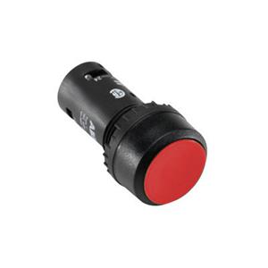ABB CP1-10R-10 Φ22开孔紧凑平型塑料前圈 1NO 红色（自复位）按钮