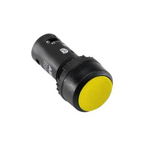 ABB CP1-10Y-01 Φ22开孔紧凑平型塑料前圈 1NC 黄色（自复位）按钮