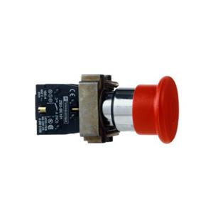 施耐德 红色 XB2BT42C φ22mm 1NC 按拉式 锁扣蘑菇头40mm通用型按钮