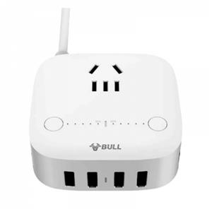 公牛 GN-U201N-1.5M 5A/4口USB、2-10小时双区定时、防触电保护门智能USB系列插座