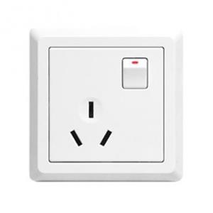 ABB AE228 暗装 白色 一开 三孔 墙壁开关（AE德逸）
