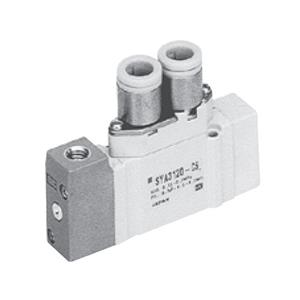 SMC SYA3120-M5 M5X0.8 五通二位单气控 直接配管型 气动阀