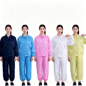 条纹防静电分体服